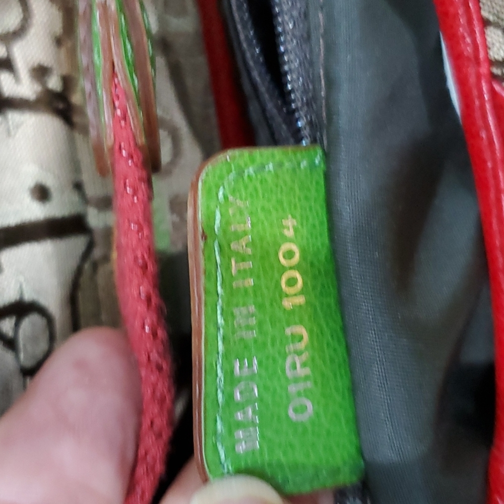 Rare Christian Dior RASTA SADDLE BAG WITH WALLET!!! AUTHENTIC.. - Picture 8 of 16